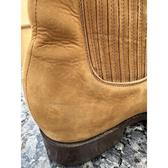 El Canelo Botin Charros Mens Mex 30 Brown Leather Slip-On Ankle Chelsea Boot main image 5
